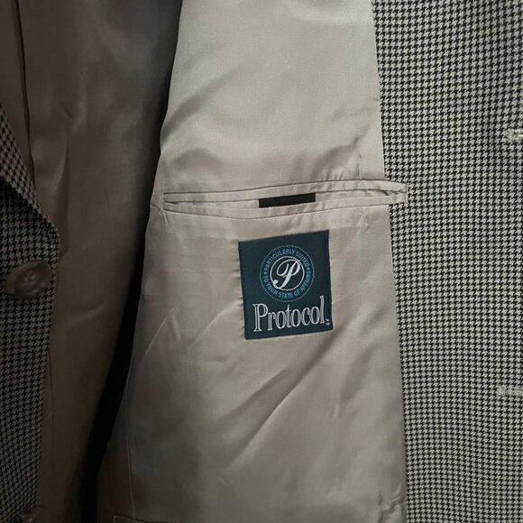 Protocol men's plaid blazer - Picture 3 of 4